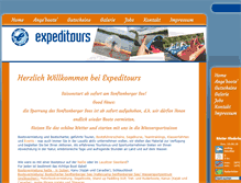 Tablet Screenshot of expeditours.com
